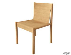 KATA - Wooden chair _ Arper