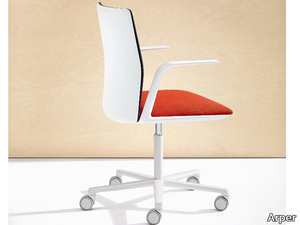 KINESIT - Swivel office chair with armrests _ Arper