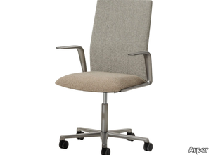 KINESIT MET - Fabric office chair with 5-Spoke base _ Arper