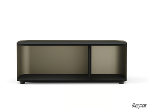 RALIK - Coffee table with storage space _ Arper