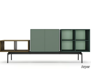 SEMITON 3 UNITS - Modular MDF sideboard _ Arper