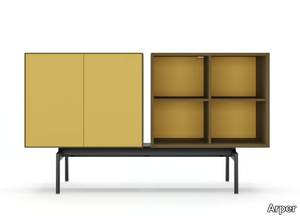 SEMITON 2 UNITS - Modular MDF sideboard _ Arper