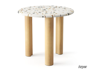 GHIA - Round MDF high side table _ Arper