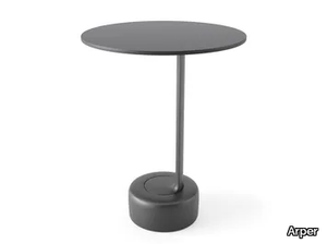 OELL - Round MDF and metal coffee table _ Arper