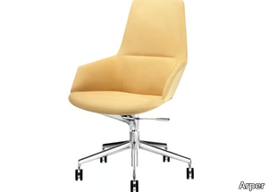 ASTON - Height-adjustable office chair with 5-Spoke base _ Arper