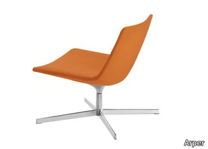 CATIFA 60 - Swivel easy chair with 4-spoke base _ Arper