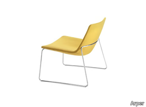 CATIFA 60 - Sled base fabric easy chair _ Arper