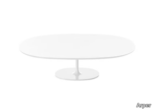 DIZZIE H 35 - Low oval coffee table _ Arper