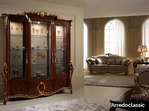 DONATELLO - Wooden display cabinet _ Arredoclassic