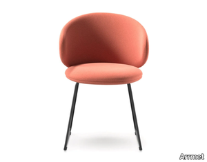 BELLE SL/ns - Sled base fabric chair _ Arrmet