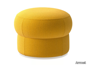 CÈPE S - Round fabric pouf _ Arrmet