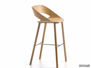 KABIRA WOOD ST-4WL - Stool with footrest _ Arrmet