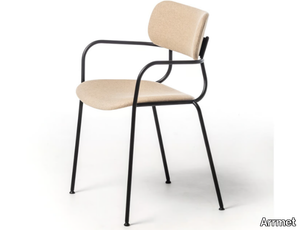 KIYUMI FABRIC AR - Fabric chair with armrests _ Arrmet