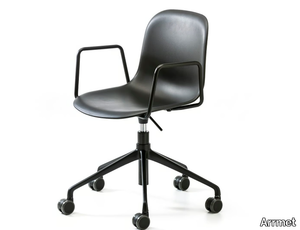 MÁNI PLASTIC AR-HO - Swivel height-adjustable office chair with armrests _ Arrmet