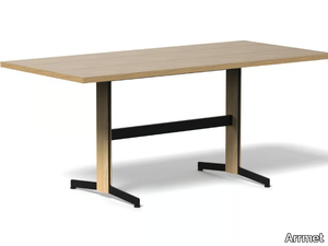 PIANA WOOD L - Rectangular wood veneer table _ Arrmet