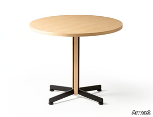 PIANA WOOD S - Round high side table _ Arrmet