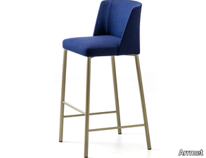 VIRGINIA ST - High fabric stool with footrest _ Arrmet