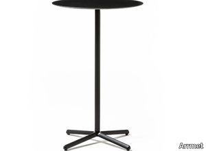 CLIVO 108 - Die cast aluminium high table with 4-star base _ Arrmet