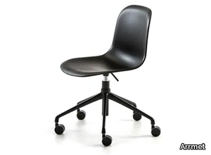 MÁNI PLASTIC HO - Height-adjustable office chair with castors _ Arrmet