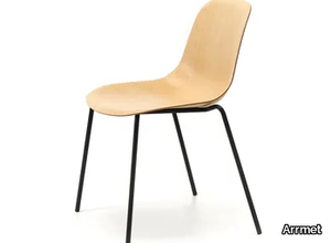 MÁNI WOOD 4L - Stackable ash chair _ Arrmet