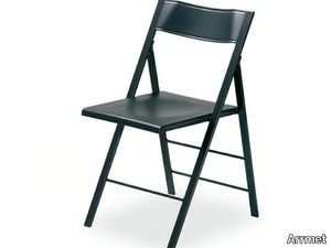 POCKET COLOURED PLASTIC - Folding chair with footrest _ Arrmet