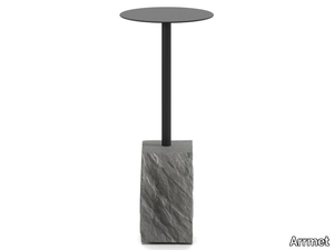 ROCKS 22 - Round piasentina stone coffee table _ Arrmet