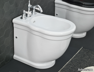 HERMITAGE - Floor mounted ceramic bidet _ Artceram