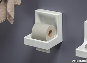 JOY - Ceramic toilet roll holder _ Artceram