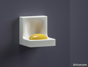 JOY - Wall-mounted ceramic soap dish _ Artceram