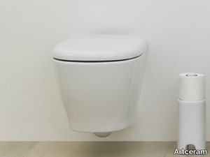 TEN - Wall-hung ceramic toilet _ Artceram