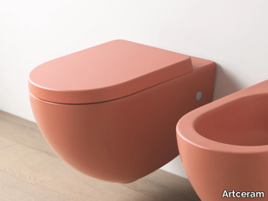 FILE 2.0 - Wall-hung ceramic toilet _ Artceram