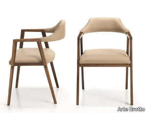 LEONARDO L31 - Upholstered chair _ Arte Brotto