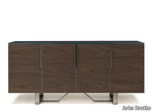 PRINCIPE MP.420/L - Walnut sideboard with doors _ Arte Brotto