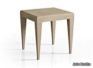 SEGRETI S1089 - Square wooden coffee table for living room _ Arte Brotto