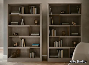 SEGRETI S1910 - Open wooden bookcase _ Arte Brotto