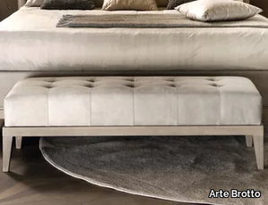 SEGRETI S796 - Tufted upholstered leather bench _ Arte Brotto