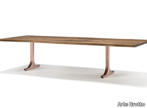 VERO - SLIM - Rectangular solid wood table _ Arte Brotto