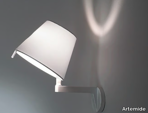 MELAMPO - Halogen adjustable silk wall lamp _ Artemide