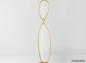 ARRIVAL - Aluminium and silicone floor lamp _ Artemide