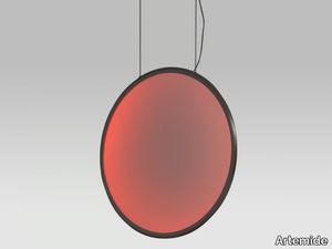 DISCOVERY VERTICAL - LED RGB aluminium pendant lamp _ Artemide