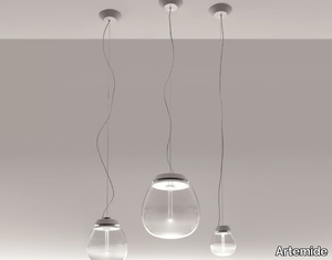 EMPATIA - LED blown glass pendant lamp _ Artemide