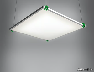 GRAFA STAND ALONE - LED aluminium and polycarbonate pendant lamp _ Artemide