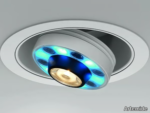 LOT RGB - LED semi-inset aluminium spotlight _ Artemide