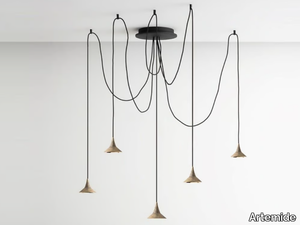 UNTERLINDEN CHANDELIER FREE - LED adjustable brass chandelier _ Artemide