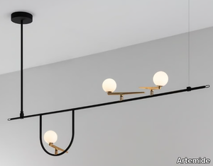 YANZI - LED dimmable steel pendant lamp _ Artemide