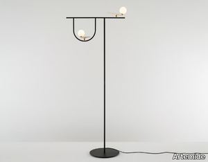 YANZI - LED brass floor lamp _ Artemide