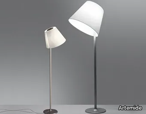 MELAMPO MEGA - Halogen adjustable satin floor lamp _ Artemide