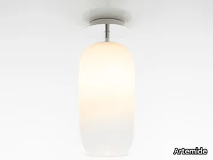 GOPLE - LED blown glass ceiling lamp _ Artemide