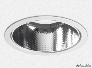 LUCERI ROUND - LED ceiling polycarbonate spotlight _ Artemide