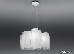 LOGICO 3X120° - Blown glass pendant lamp _ Artemide